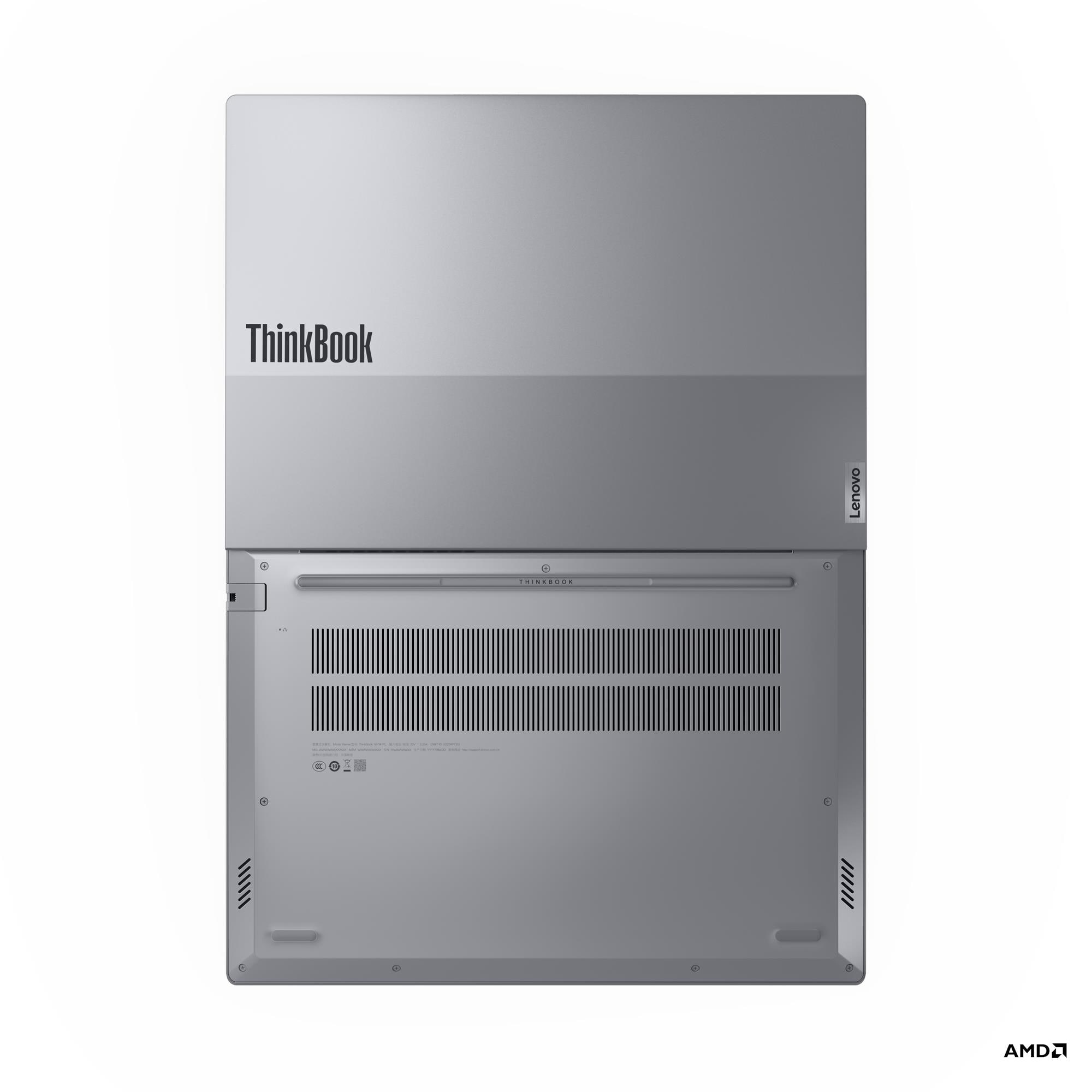 Ноутбук Lenovo 21KJ000RRU ThinkBook 14 G6 ABP 14" WUXGA (1920x1200) IPS/AMD Ryzen 3 7330U 2,3Ghz Quad/8GB/256GB/Integrated AMD Radeon Graphics/Wi-Fi 6/BT5.3/IR & 1080p/BKLT/FPR/NoOS/1Y/Arctic Grey