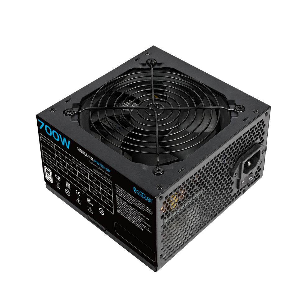 Блок питания PCCooler HW700-NP, 700W, Non Modular, 80+, Fan 120mm, HW700-NP