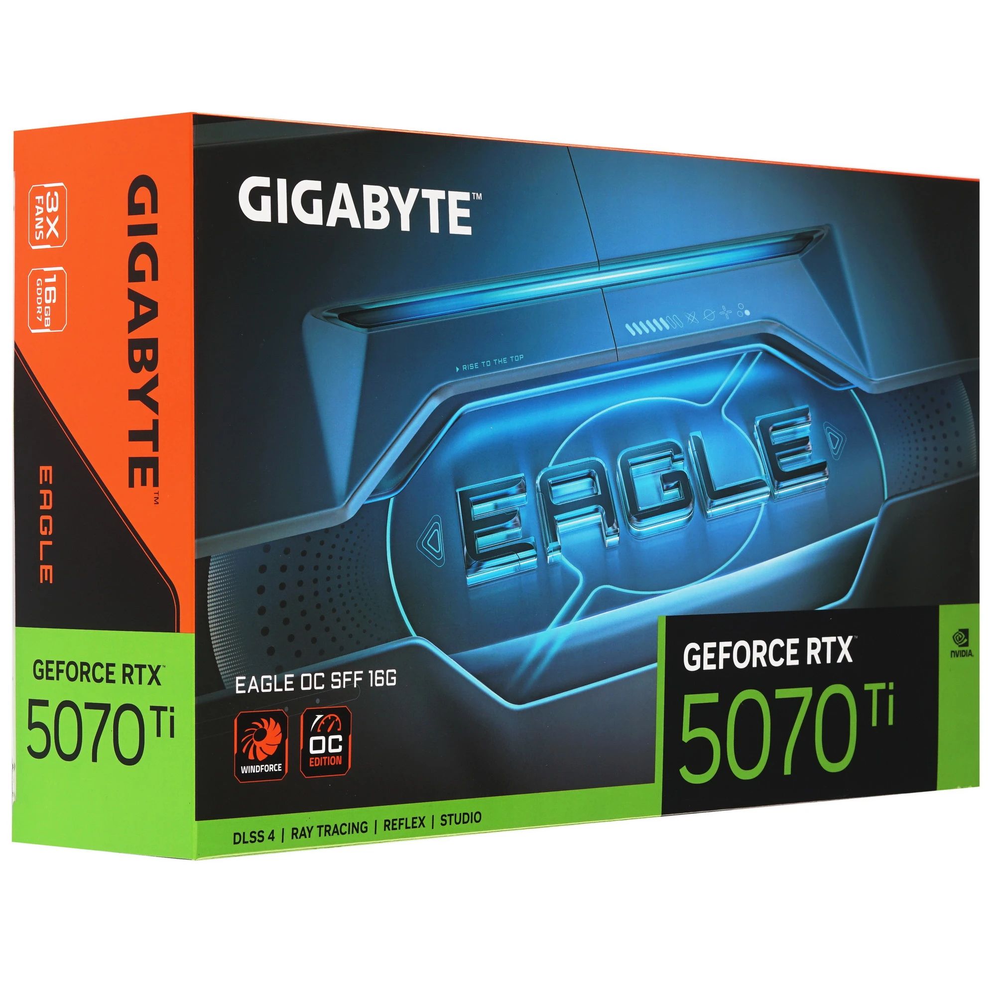 Видеокарта Gigabyte RTX 5070 Ti Eagle OC Edition 16GB (GV-N507TEAGLE OC-16GD)