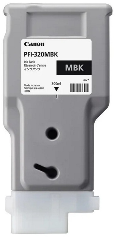 Картридж струйный Canon PFI-320 MBK черный матовый (300мл) для TM-200/205/300/305