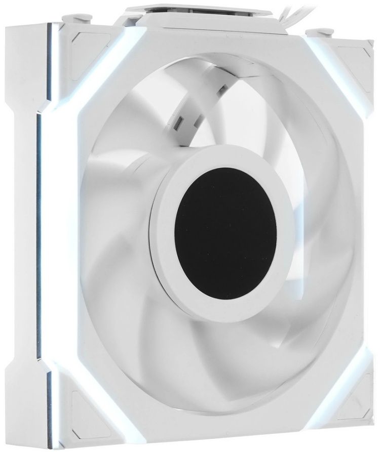 Кулер Lian Li UNI FAN SL WIRELESS LCD 120 White (G99.12SLLCD1W1W.00)