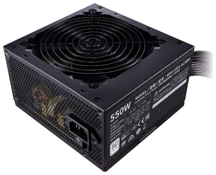 Блок питания Cooler Master MWE V2 550W White (MPE-5501-ACABW-EU)