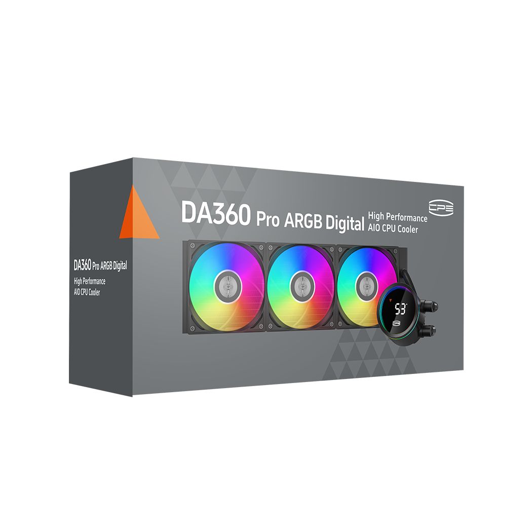 Водяное охлаждение для процессора PCCooler DA360 PRO ARGB Digital BK TDP 300W