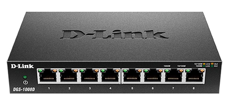 Коммутатор D-Link DGS-1008D/K2A