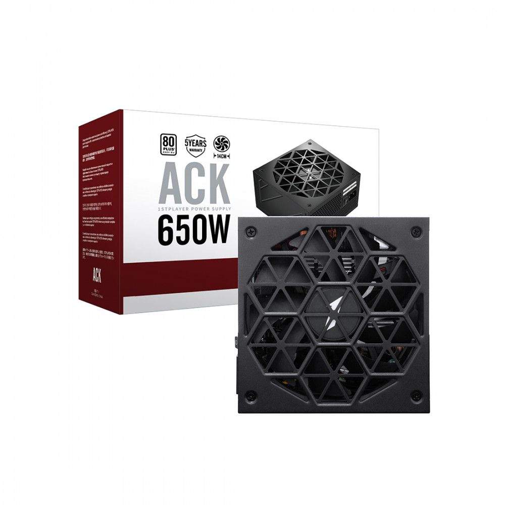 Блок питания 1STPLAYER HA 650W BK (HA-650AC1-BK) черный