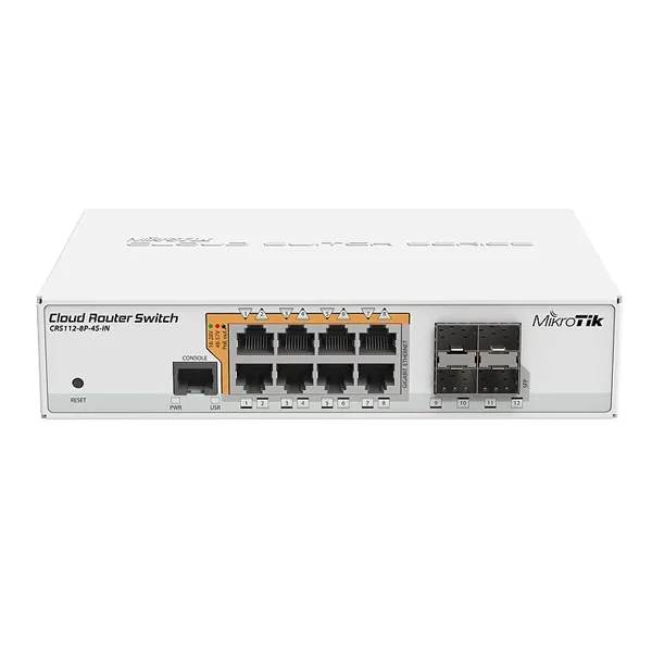 MikroTik CRS112-8P-4S-IN белый