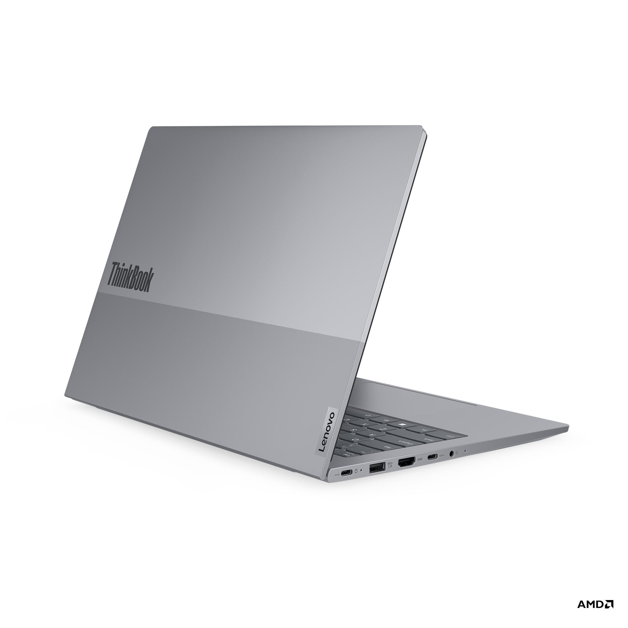 Ноутбук Lenovo 21KJ000RRU ThinkBook 14 G6 ABP 14" WUXGA (1920x1200) IPS/AMD Ryzen 3 7330U 2,3Ghz Quad/8GB/256GB/Integrated AMD Radeon Graphics/Wi-Fi 6/BT5.3/IR & 1080p/BKLT/FPR/NoOS/1Y/Arctic Grey