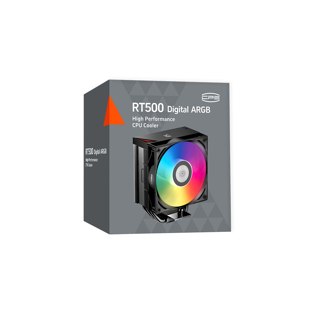 Вентилятор для процессора PCCooler RT500 Digital ARGB BK TDP 245W 4-pin LGA Intel/AMD