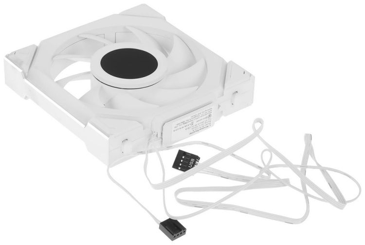 Кулер Lian Li UNI FAN SL WIRELESS LCD 120 White (G99.12SLLCD1W1W.00)