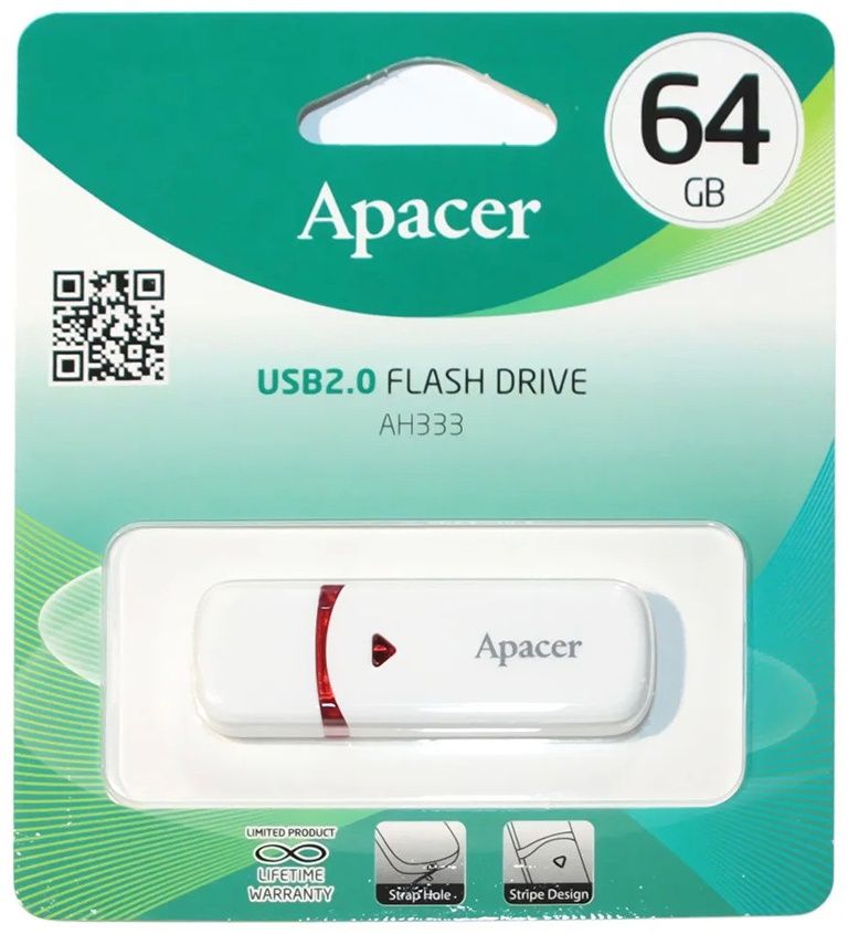 Flash-накопитель Apacer AP64GAH333W-1