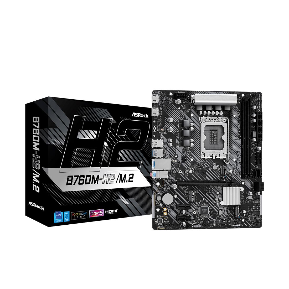 Материнская плата ASRock B760M-H2/M.2 DDR5