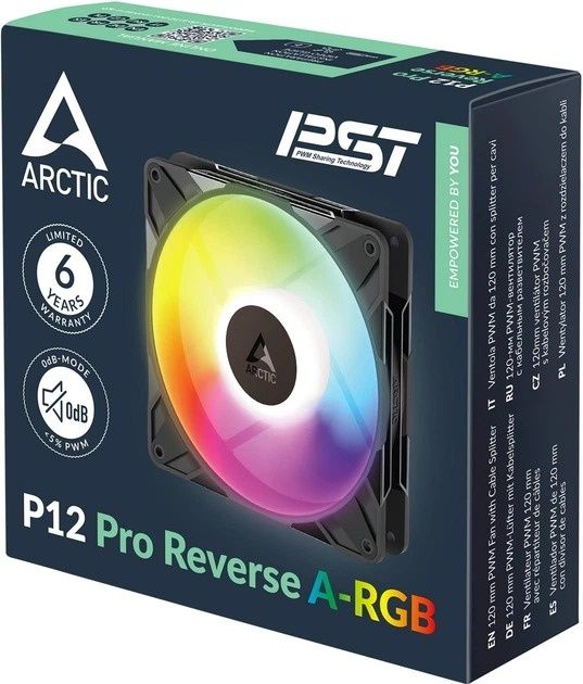 Кулер Arctic P12 Pro Reverse A-RGB (ACFAN00322A)