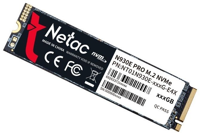SSD накопитель Netac NT01N930E-256G-E4X