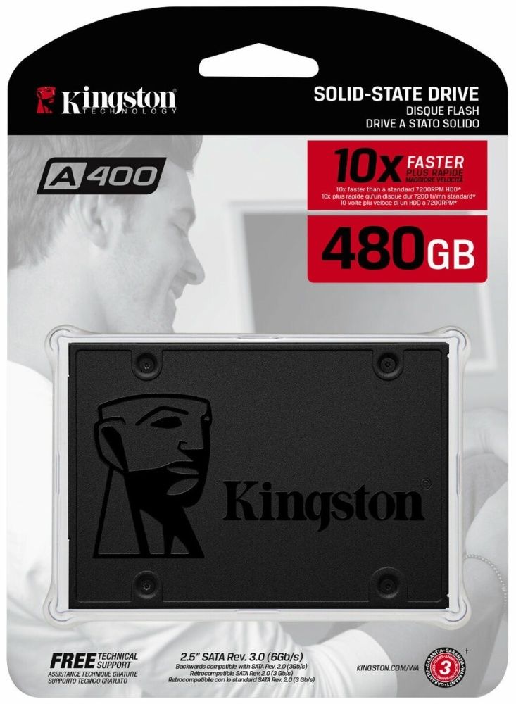 SSD накопитель Kingston SA400S37/480G