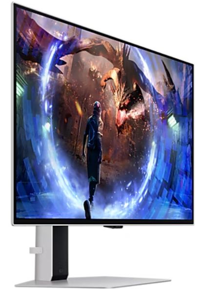 Монитор 27 SAMSUNG LS27DG600SIXCI, OLED, 2560x1440 360Hz 0,03мс 250кд м2 1млн:1 2xHDMI 1xDP 2xUSB