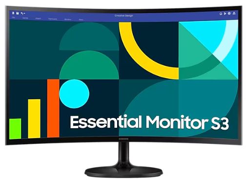 Монитор 27 SAMSUNG LS27D364GAIXCI VA R1800 1920x1080 100Hz 4мс 250кд/м2 3000:1 1xHDMI 1xDSub Черный