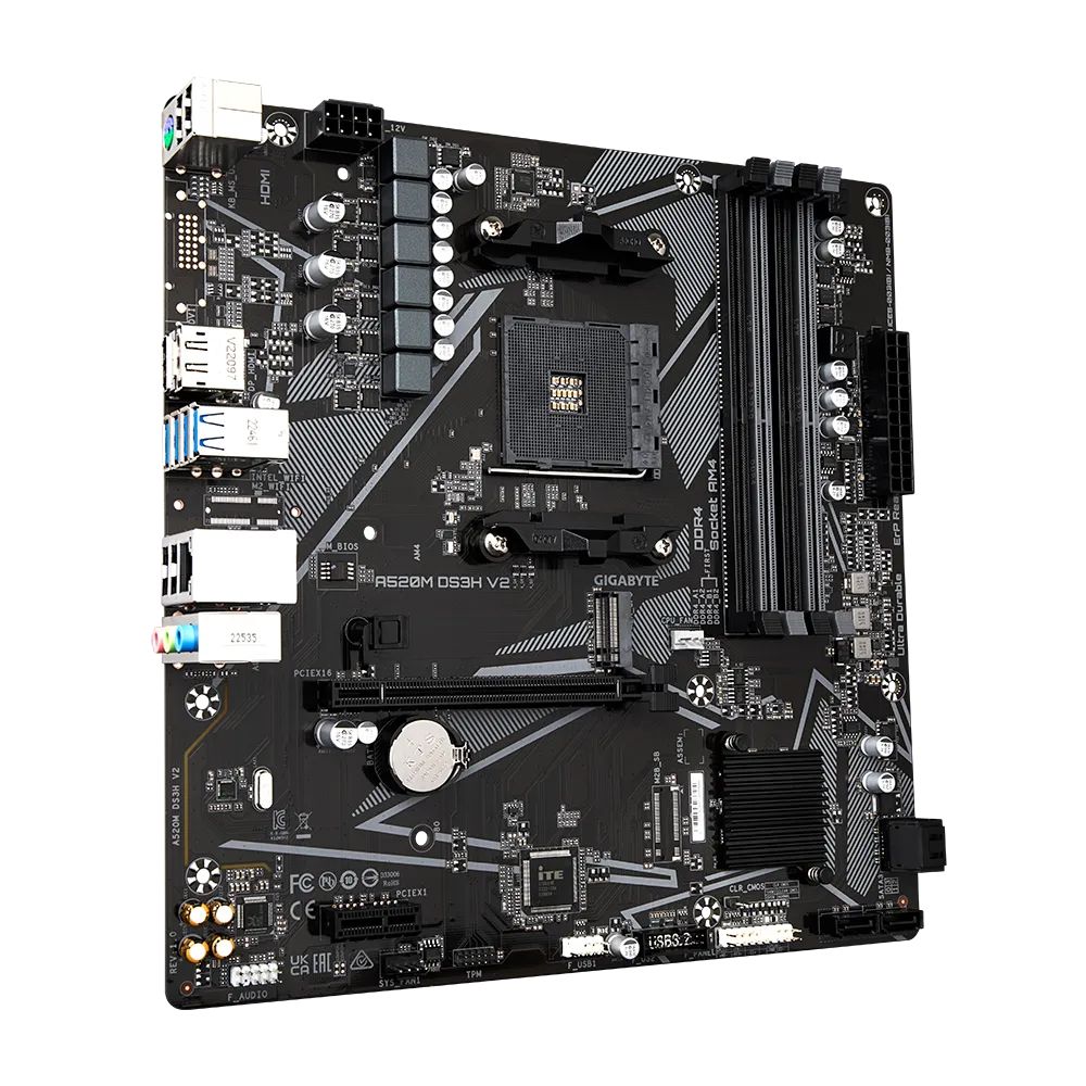 Материнская плата Gigabyte A520M DS3H V2 DDR4