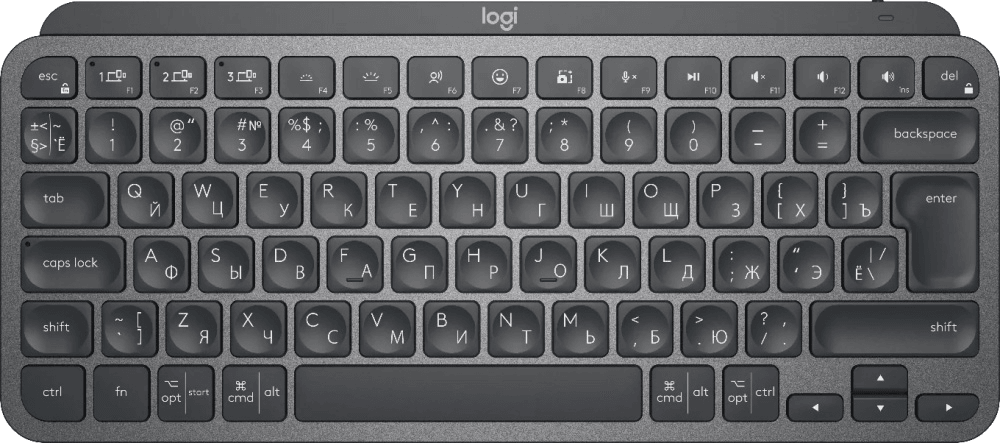 Logitech MX Keys Mini Pale 920-010501 черный