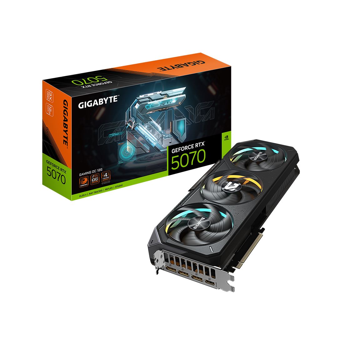 Видеокарта Gigabyte RTX5070 GAMING OC 12G (GV-N5070GAMING OC-12GD)