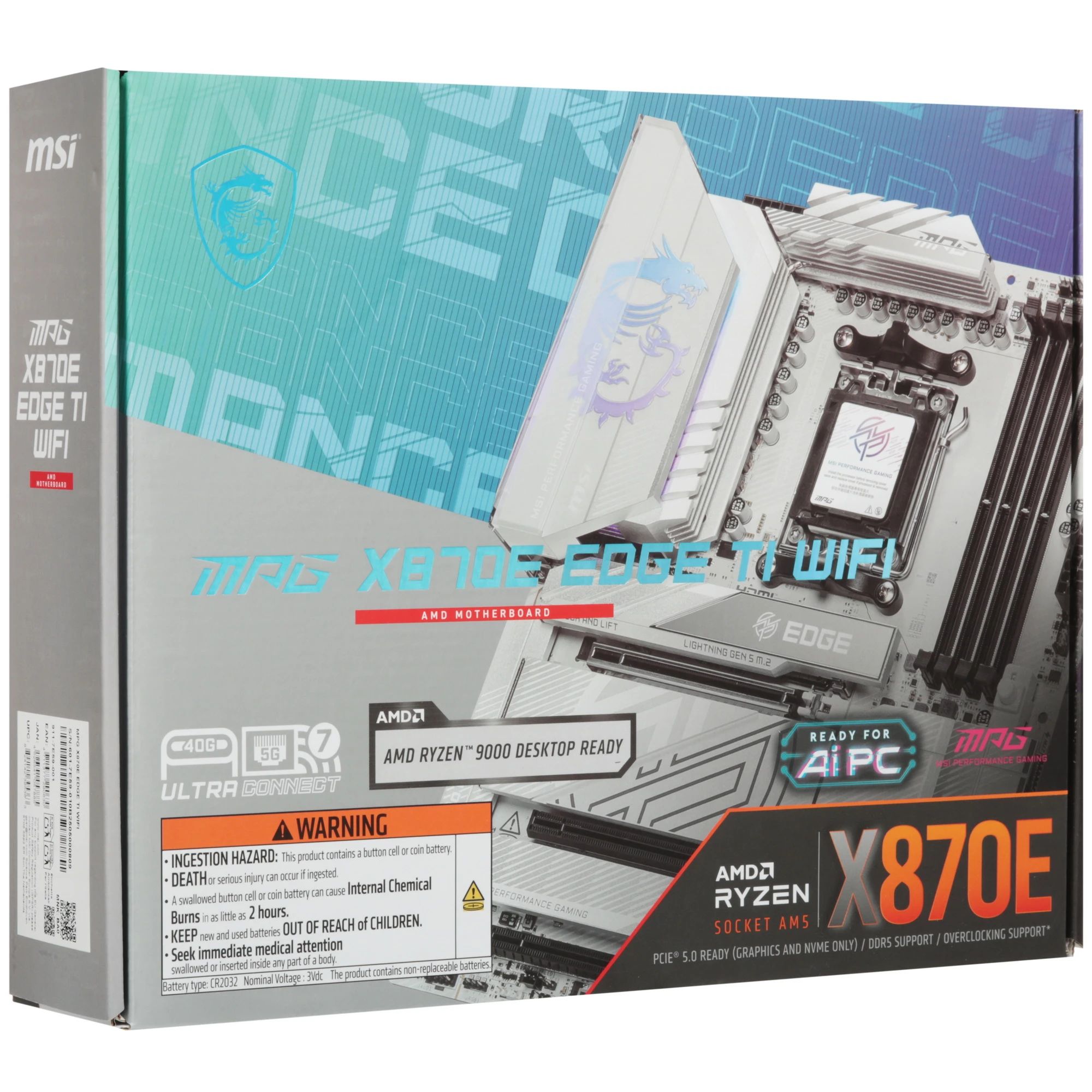Материнская плата MSI MPG X870E EDGE TI WIFI DDR5