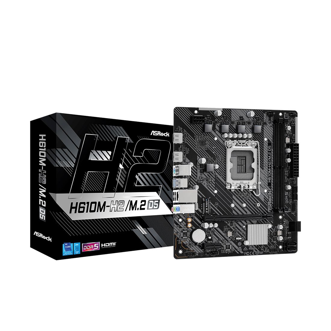 Материнская плата ASRock H610M-H2/M.2 D5 DDR5