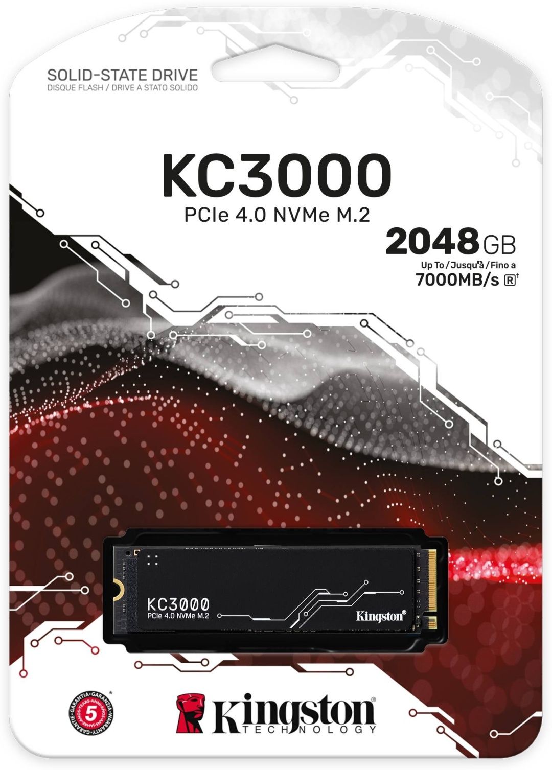 SSD накопитель Kingston SKC3000D/2048G