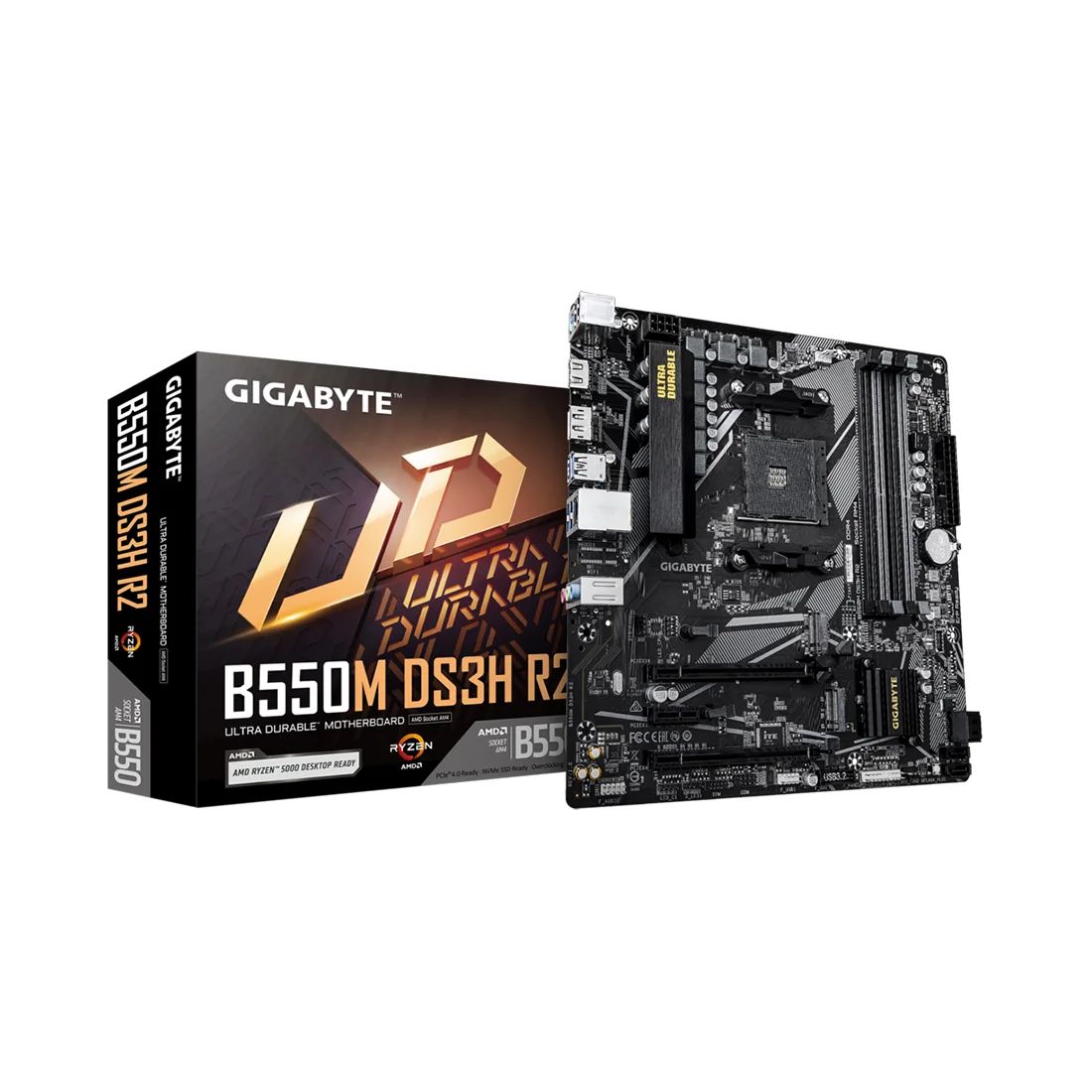 Материнская плата Gigabyte B550M DS3H R2 DDR4