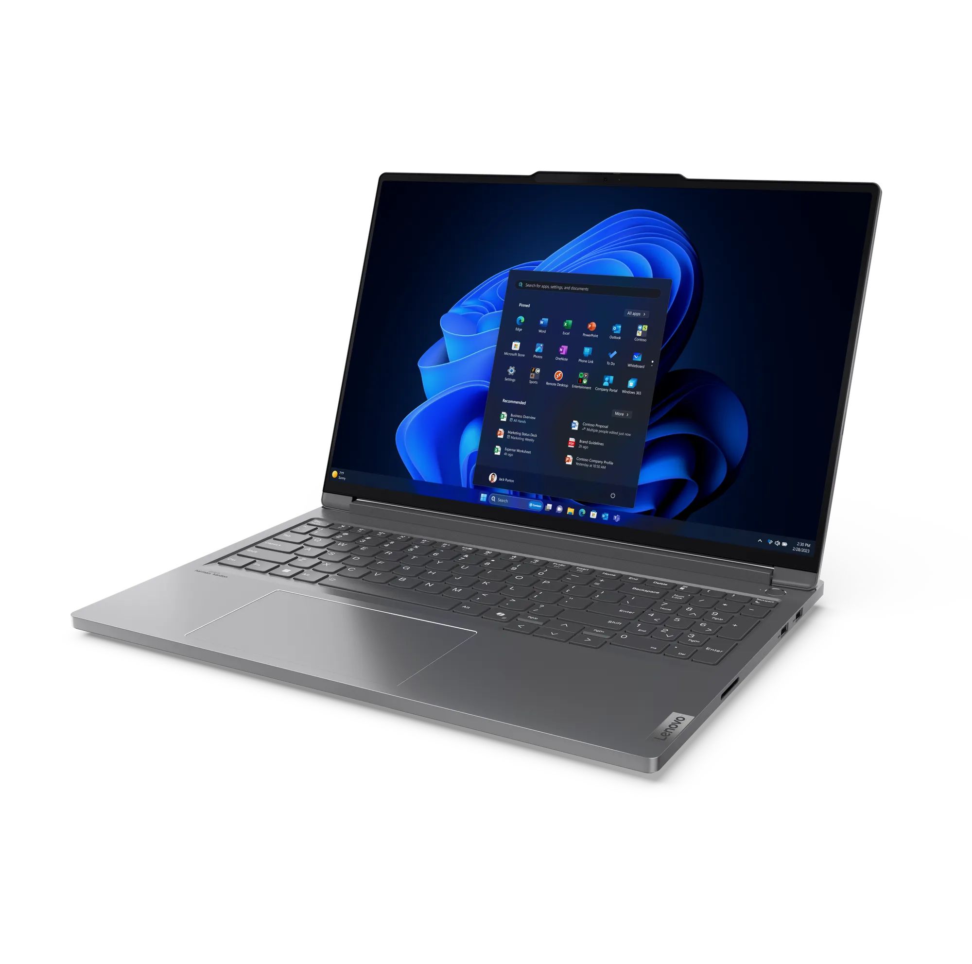 Ноутбук Lenovo 21N5001URU ThinkBook 16p G5 IRX 16" WQXGA(2560x1600) IPS/Intel Core i7-14650HX up to 5.2GHz (P), 3.7GHz (E) (16Cores)/16GB/512GB/NVIDIA GeForce RTX4060 8GB/Wi-Fi 6E/BT5.3/IR & 1080p