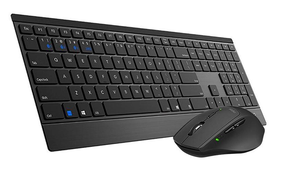 Комплект клавиатура + мышь Rapoo 9500M Черный