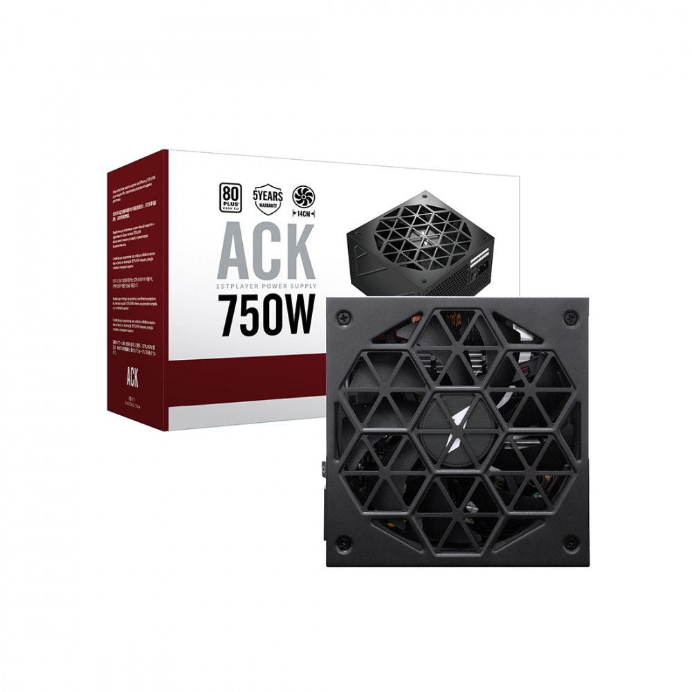 Блок питания 1STPLAYER HA 750W BK (HA-750AC2-BK) черный