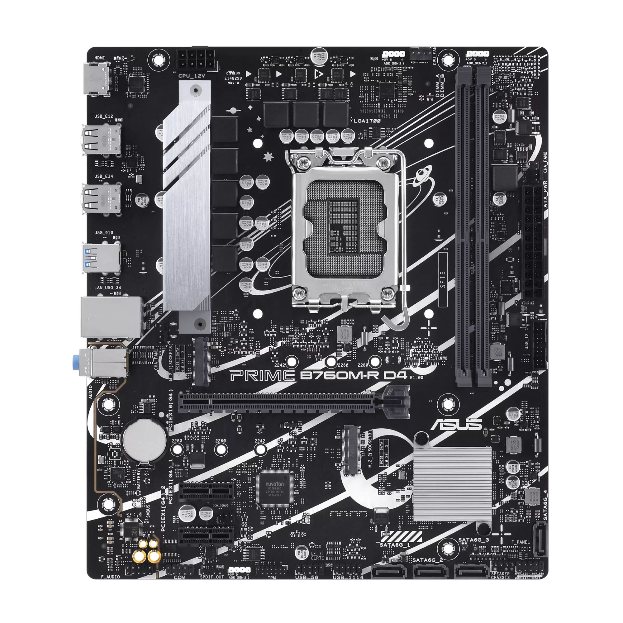 Материнская плата Asus PRIME B760M-R D4 DDR4